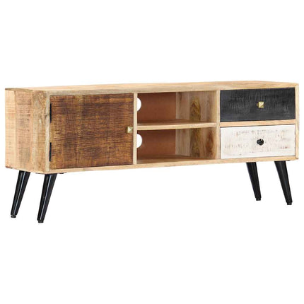 TV-bänk 115x30x47 cm massivt mangoträ