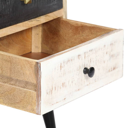 TV-bänk 115x30x47 cm massivt mangoträ