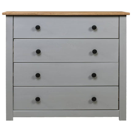 Skänk grå 80x40x73 cm furu Panama