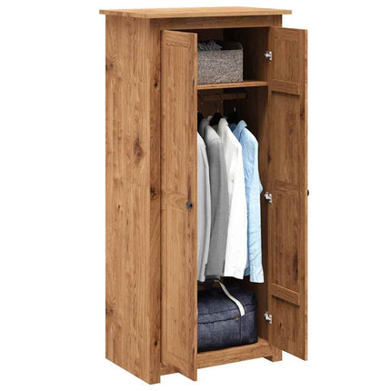 Garderob 80x50x171,5 cm massiv furu panama