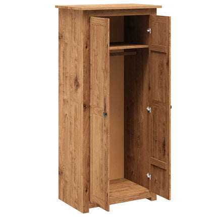 Garderob 80x50x171,5 cm massiv furu panama