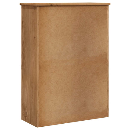 Bokhylla 80x35x110 cm massiv furu panama