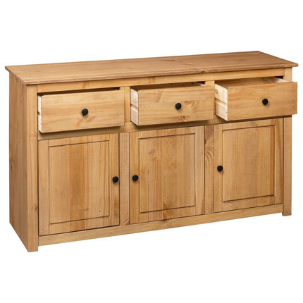 Skänk 135x40x80 cm massiv furu panama