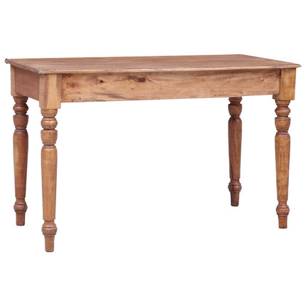 Skrivbord med lådor 117x57x75 cm massivt mahognyträ