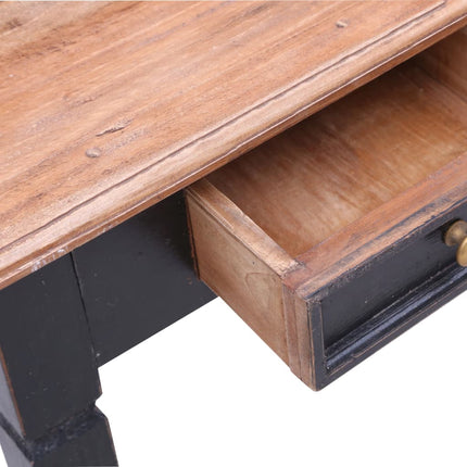 Skrivbord med lådor 90x50x101 cm massivt mahognyträ