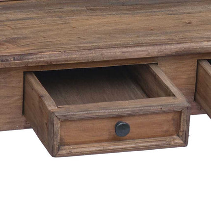 Skrivbord med lådor 90x50x101 cm massivt mahognyträ
