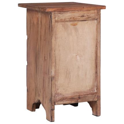 Sängbord 30x30x51 cm massivt massivt mahognyträ