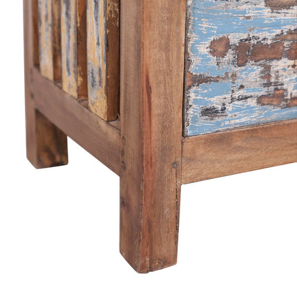 Sängbord 41x30x50 cm massivt mahognyträ