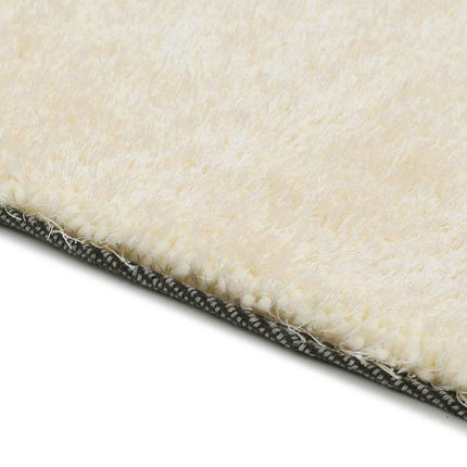 Shaggy Områdesmatta Kräm 120 x 160 cm polyeten