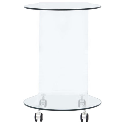 Soffbord 45x40x58 cm härdat glas