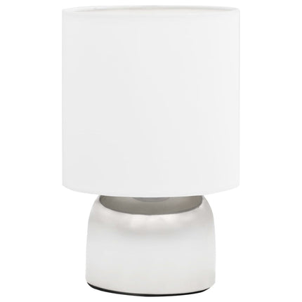 Bordslampor 2 st touch-knapp vit E14