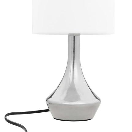 Bordslampor 2 st touch-knapp vit E14