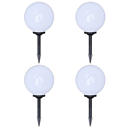 Utomhuslampor 4 st LED 30 cm med markspett
