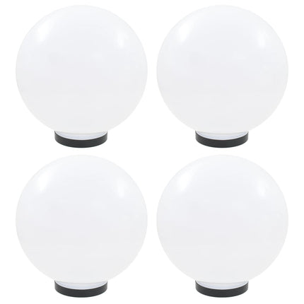 Globlampor 4 st LED sfäriska 30 cm PMMA
