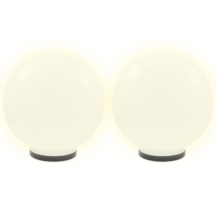 Globlampor 4 st LED sfäriska 40 cm PMMA