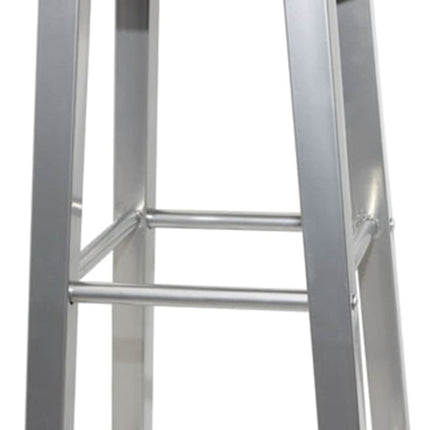 Barstolar 4 st silver och brun MDF