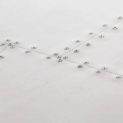 Skrivbord flygplansdesign silver 112x50x76 cm metall