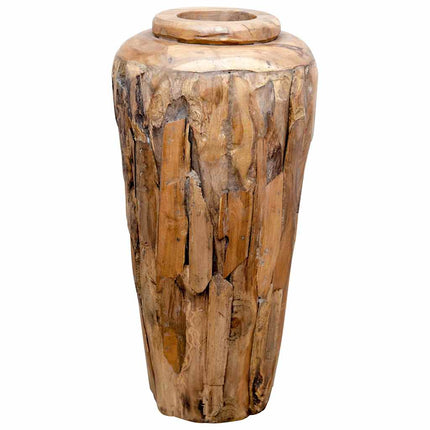 Dekorativ vas 40x80 cm massiv teak