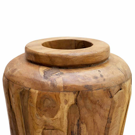 Dekorativ vas 40x80 cm massiv teak