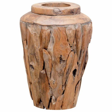 Dekorativ vas 40x60 cm massiv teak