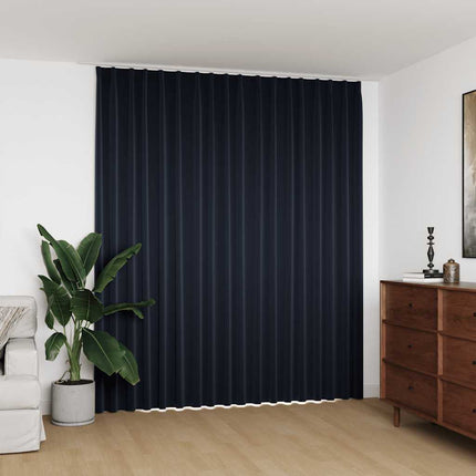 Mörkläggningsgardin med krokar antracit 290x245 cm
