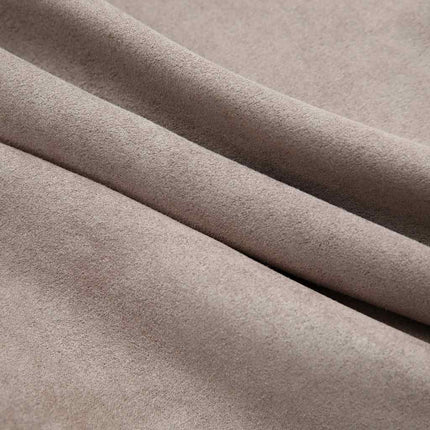 Mörkläggningsgardiner med metallringar 2 st taupe 140x225 cm