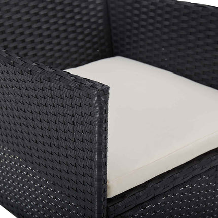Möbelset 5 pcs Svart