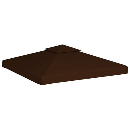 Paviljongtak med ventilering 310 g/m² 3x3 m brun