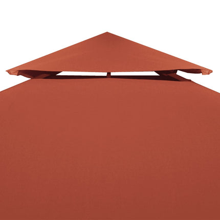 Paviljongtak med ventilering 310 g/m² 3x3 m terrakotta