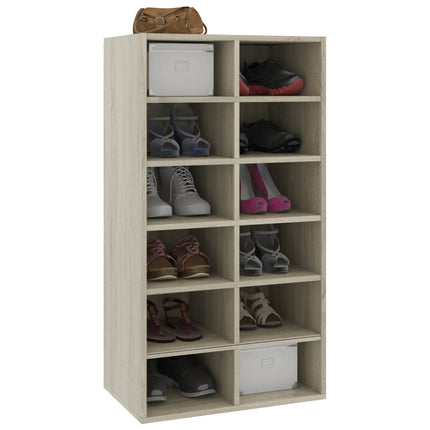 Skohylla sonoma-ek 54x34x100,5 cm konstruerat trä
