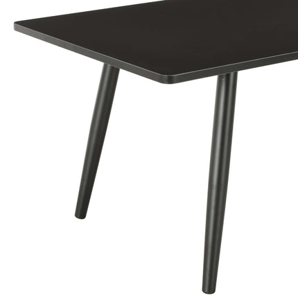 Soffbord svart 120x60x46 cm