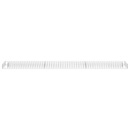Planteringsgabion upphöjd galvaniserat stål 270x30x10 cm