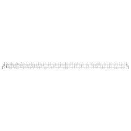 Planteringsgabion upphöjd galvaniserat stål 360x30x10 cm