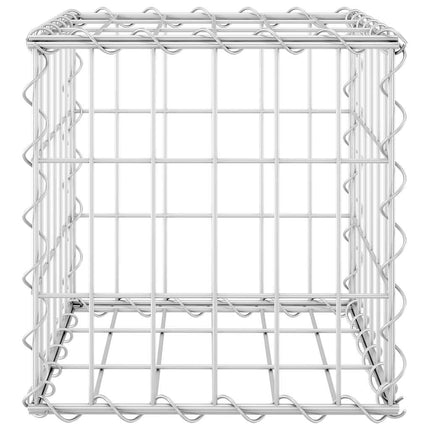 Planteringsgabion upphöjd stål 30x30x30 cm