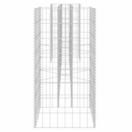 Planteringsgabion H-formad stål 260x40x80 cm