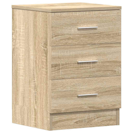 Sängbord sonoma ek 38x35x56 cm konstruerat trä