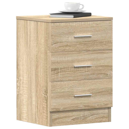 Sängbord sonoma ek 38x35x56 cm konstruerat trä
