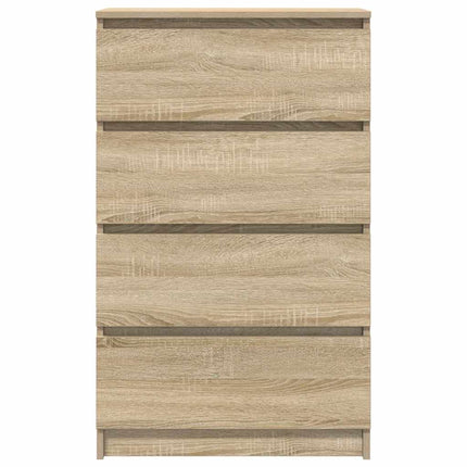 Byrå sonoma-ek 60x35x98,5 cm konstruerat trä