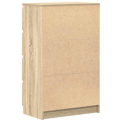 Byrå sonoma-ek 60x35x98,5 cm konstruerat trä