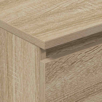Byrå sonoma-ek 60x35x98,5 cm konstruerat trä