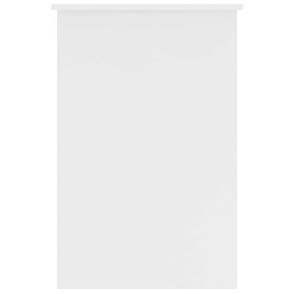 Skrivbord vit 100x50x76 cm konstruerat trä