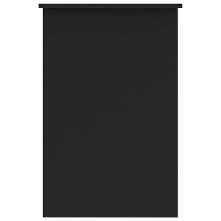 Skrivbord svart 100x50x76 cm konstruerat trä