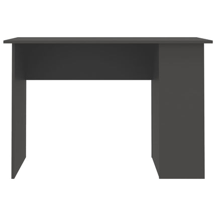 Skrivbord grå 110x60x73 cm konstruerat trä