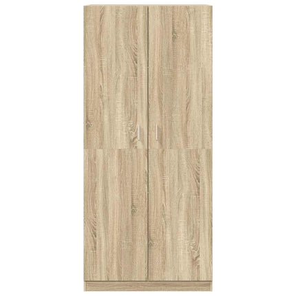 Garderob sonoma-ek 90x52x200 cm konstruerat trä