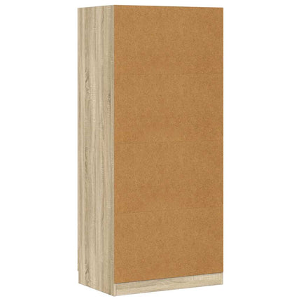 Garderob sonoma-ek 80x52x180 cm konstruerat trä