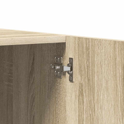 Garderob sonoma-ek 80x52x180 cm konstruerat trä