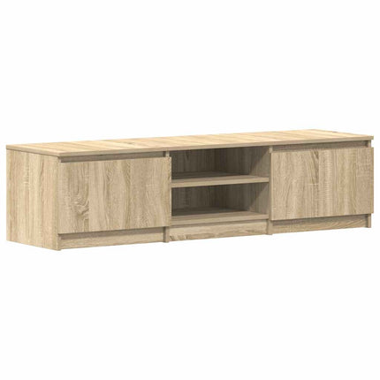 Tv-bänk sonoma-ek 140x40x35,5 cm konstruerat trä