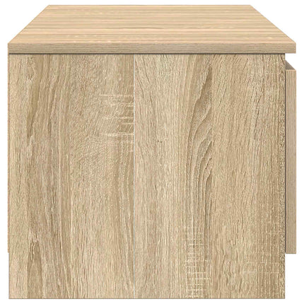 Tv-bänk sonoma-ek 140x40x35,5 cm konstruerat trä