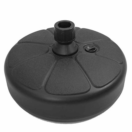 Parasollfot sand/vattenfylld 15 L svart