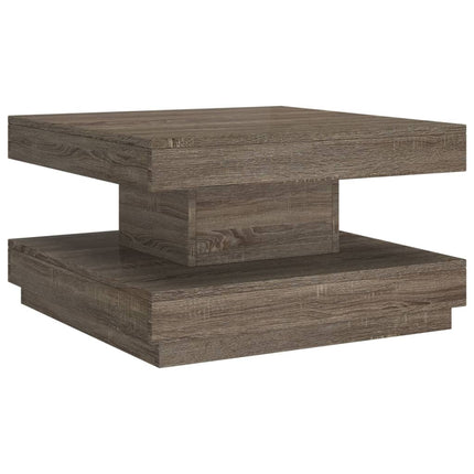 Soffbord grå 60x60x35 cm MDF